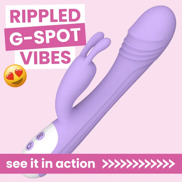 Rippled High Quality G-Spot Rabbit Massager — image 4 of 16