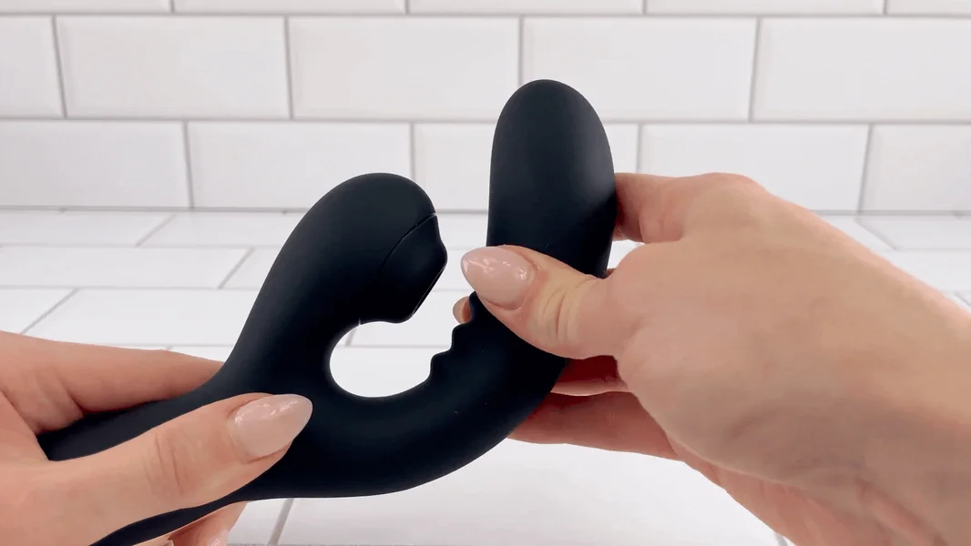 Deep Penetrating Dual-Action Air Pulse Vibrator - G-Spot & A-Spot Stimulation! — image 8 of 16
