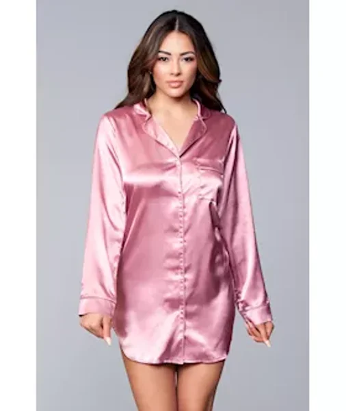 Kimberly Satin Sleepshirt — image 9 of 12