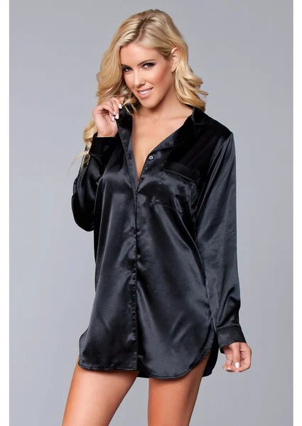 Kimberly Satin Sleepshirt — image 13 of 19