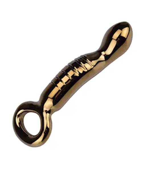 The Snake Gold Glass Butt Plug  - 7 Inch — image 2 of 2
