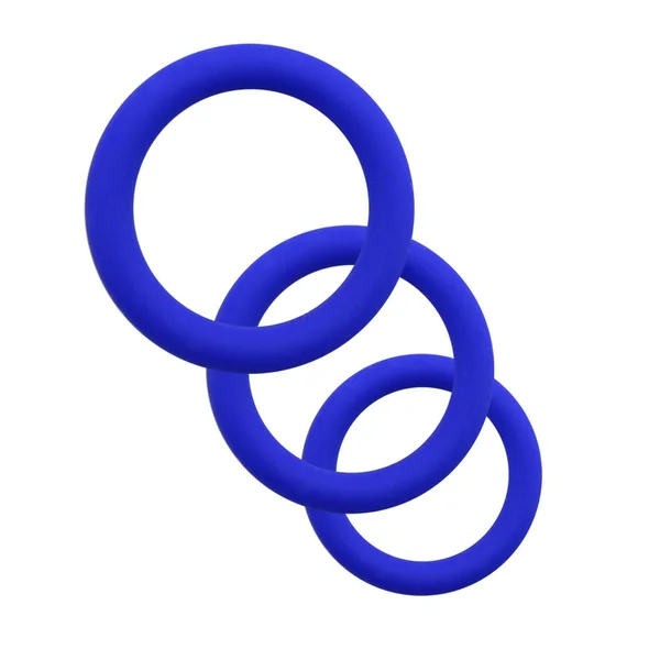 Silicone Thick Erection Stacking Cock Ring Set — image 9 of 16