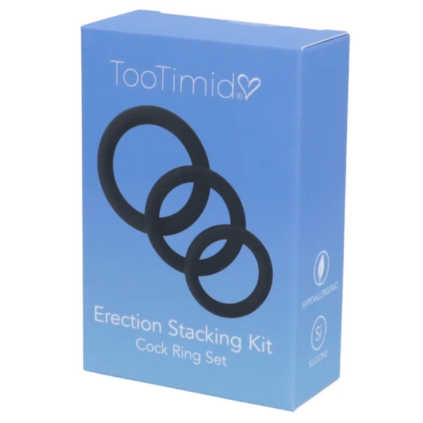 Silicone Thick Erection Stacking Cock Ring Set — image 16 of 16
