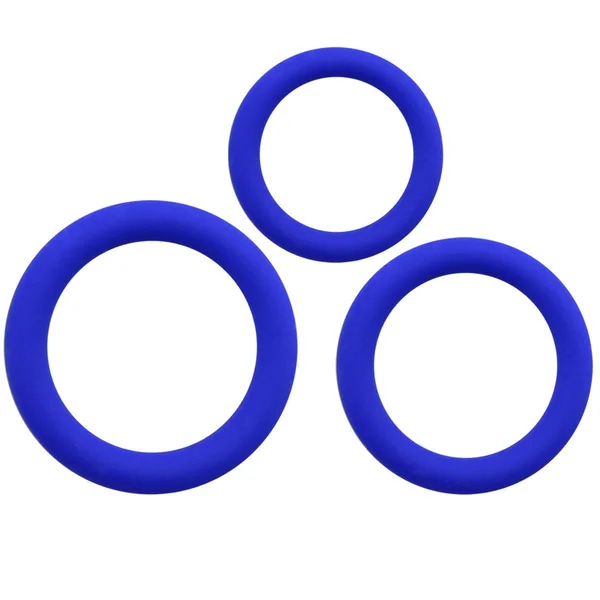 Silicone Thick Erection Stacking Cock Ring Set — image 11 of 16