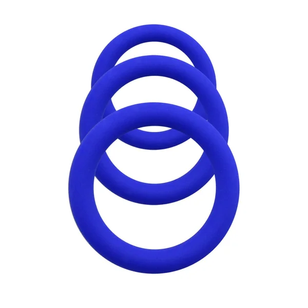 Silicone Thick Erection Stacking Cock Ring Set — image 8 of 16
