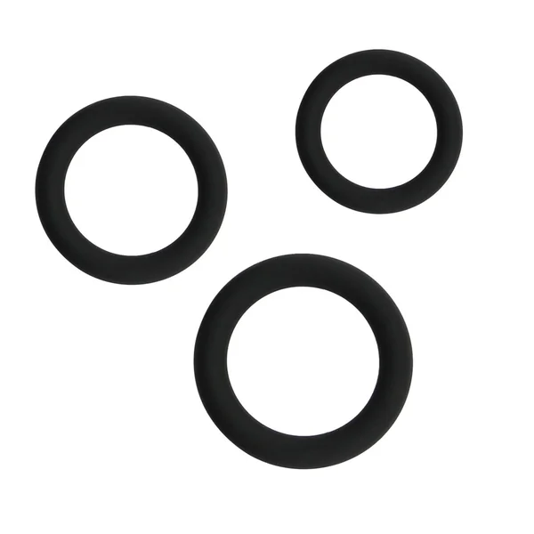 Silicone Thick Erection Stacking Cock Ring Set — image 14 of 16