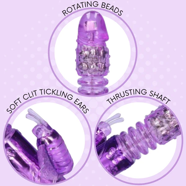 Aura Butterfly Thrusting & Rotating Dual-Action Vibrator — image 13 of 25
