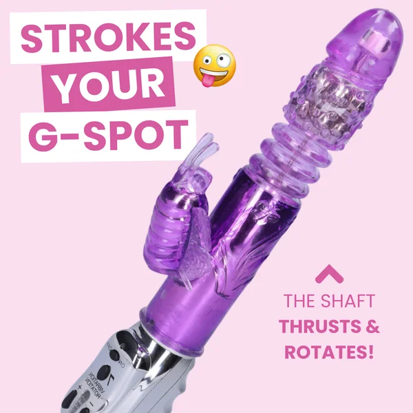 Aura Butterfly Thrusting & Rotating Dual-Action Vibrator — image 11 of 25