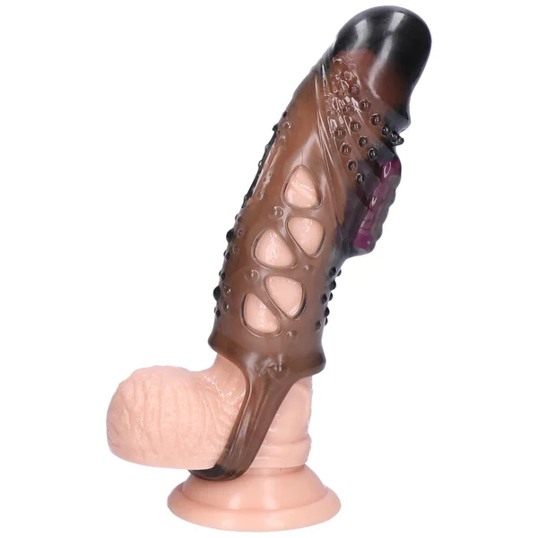 Bumpy Vibrating Penis Extender with Ball Loop - Increases Length by 1 Inch! — image 9 of 12