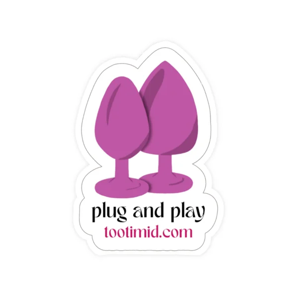 TooTimid Plug and Play Anal Toy Sticker — image 4 of 6
