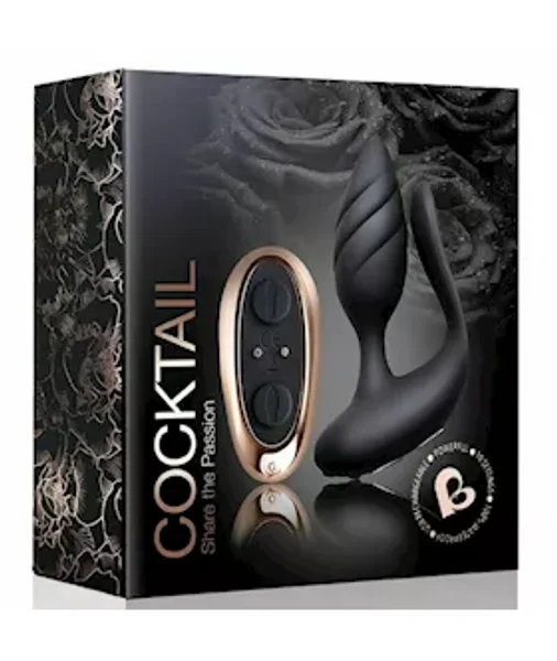 Rocks Off Cocktail Vibrating Pleasure - Black — image 8 of 8