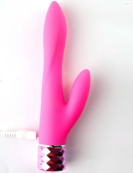 Maia Victoria Crystal Gems Silicone Dual Vibrator