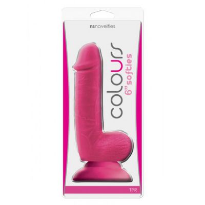 Colours Softies 6 Dildo Pink