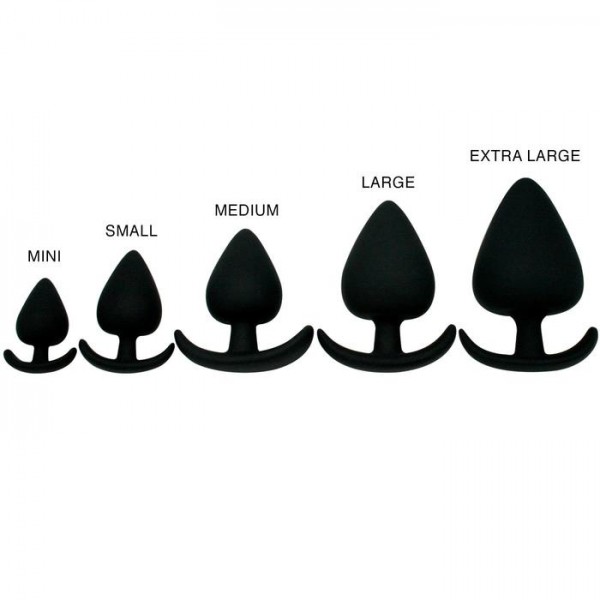 Silicone Anal Plug With Flared Base