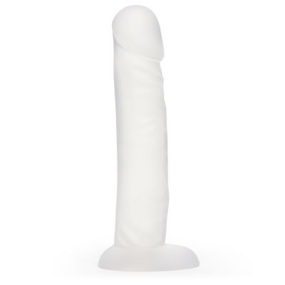 BASICS Clear Suction Cup Dildo 8 Inch