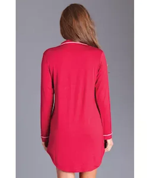 Jersey Sleepwear  - Rose - 3x/4x — image 2 of 3