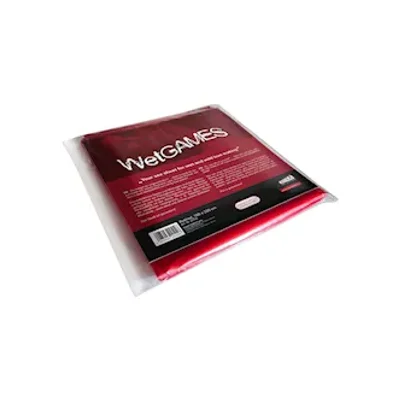 Sexmax Wetgames Sex sheet 180 X 220 Cm Red