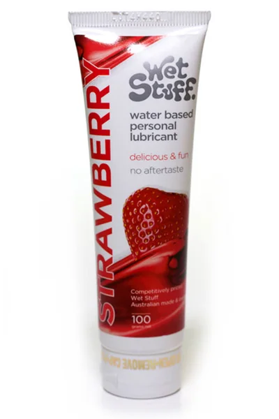 Wet Stuff Strawberry Flavoured Lubricant Tube (100g) — image 3 of 3