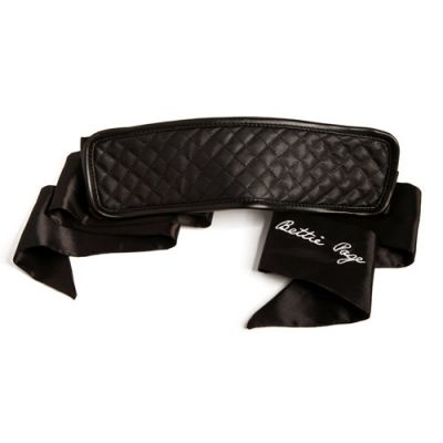 Bettie Page bad girl blackout blindfold