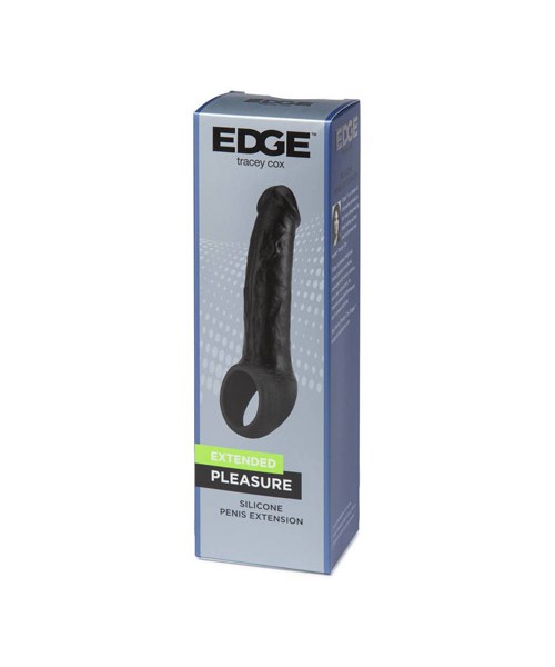Extended pleasure silicone penis extender