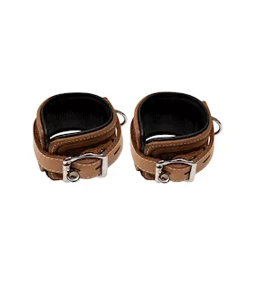 Bound X Tooled Leather Cuffs And Collar Set — image 13 of 14