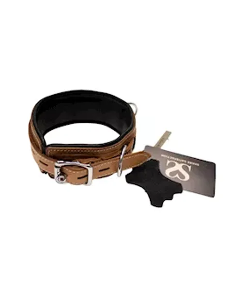 Bound X Tooled Leather Cuffs And Collar Set — image 14 of 14