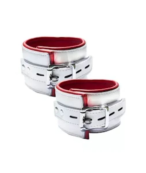 Bound X Leather Nurse Wrist And Ankle Cuff Set — image 6 of 8