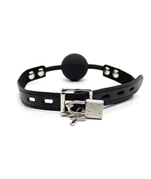 The Classic Ball Gag With Lock — image 2 of 2