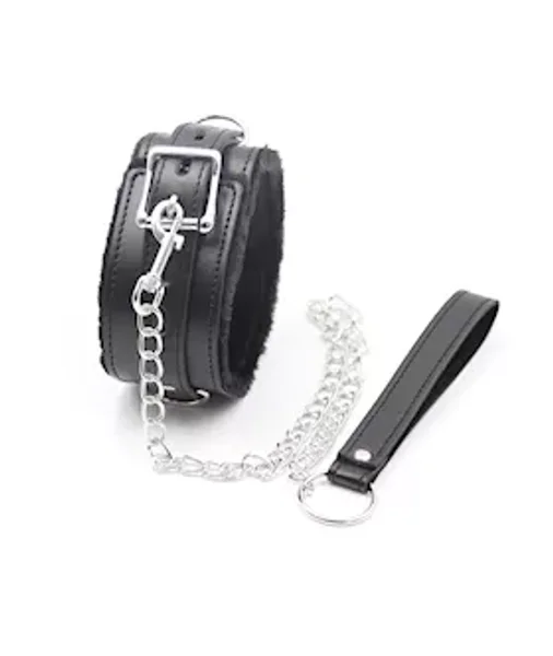 Premium Collar With Leash - Black — image 4 of 6
