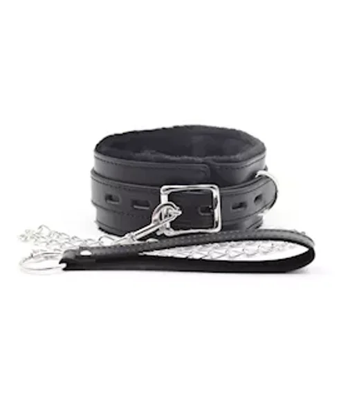 Premium Collar With Leash - Black — image 5 of 6