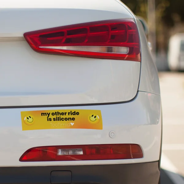 TooTimid My Other Ride is Silicone Bumper Sticker — image 4 of 4