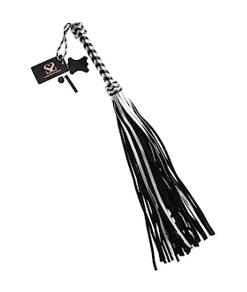 Bound X Silver Metallic Leather Flogger — image 4 of 6