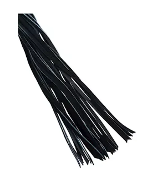 Bound X Calfskin Flogger With Rounded Metal Handle — image 6 of 6