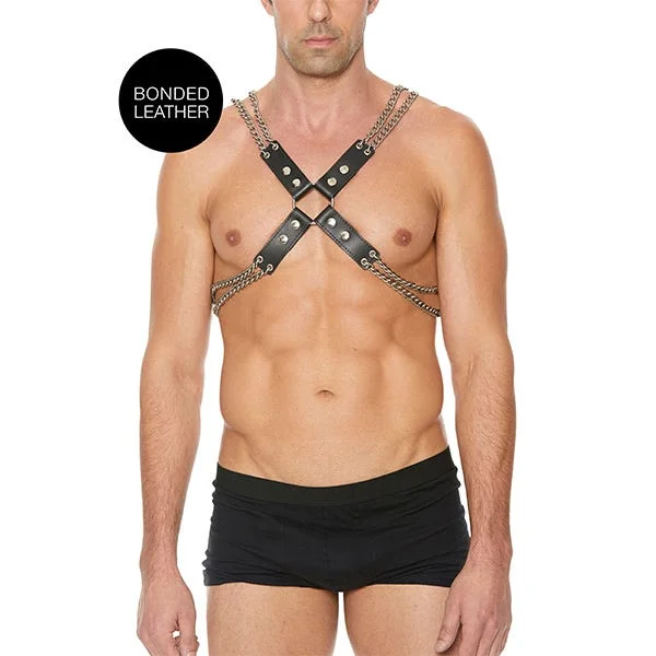 Ouch Chain And Chain Bonded Leather Harness — image 6 of 8