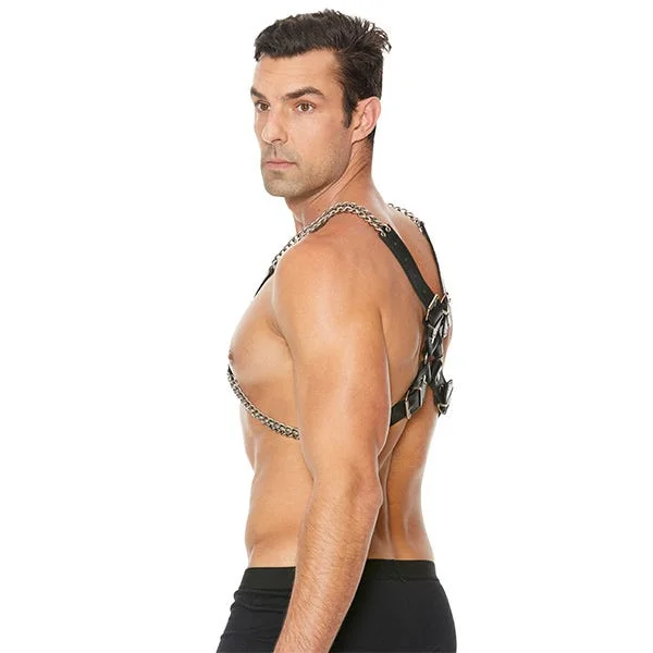 Ouch Chain And Chain Bonded Leather Harness — image 8 of 8
