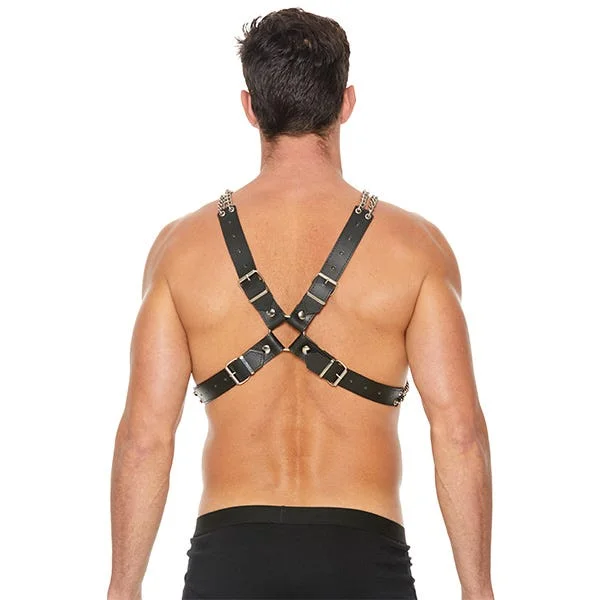 Ouch Chain And Chain Bonded Leather Harness — image 7 of 8