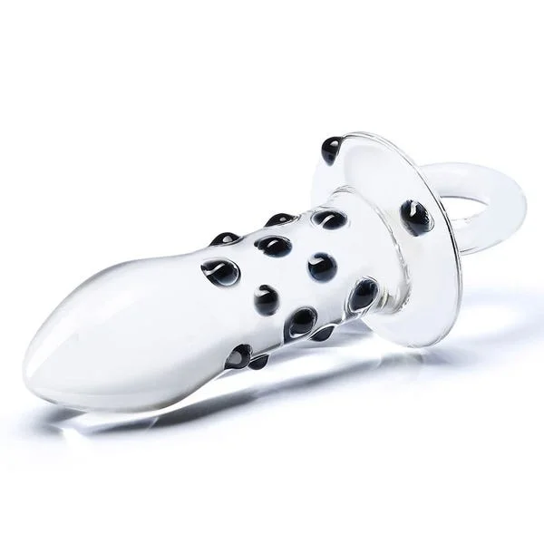 Glas 5-inch Pacifier Glass Butt Plug