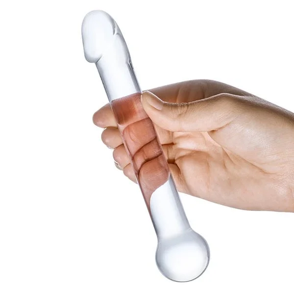 Glas 7-inch Realistic Head Glass Dildo — image 7 of 8