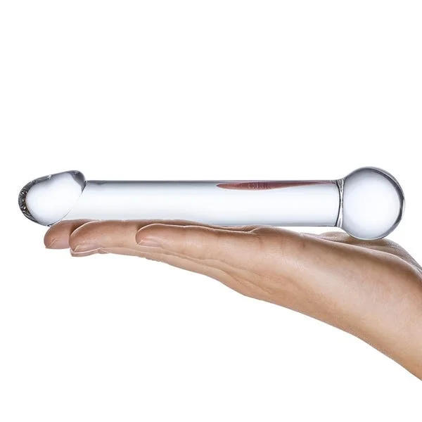 Glas 7-inch Realistic Head Glass Dildo — image 8 of 8
