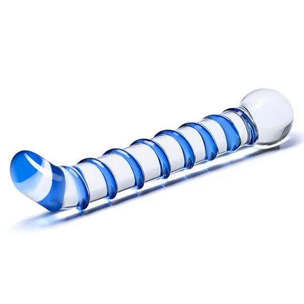 Glas 6.5-inch Mr Swirly G Spot Glass Dildo — image 6 of 8