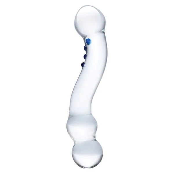 Glas 6-inch Textured G Spot Glass Dildo — image 3 of 4