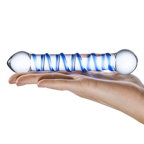 Glas 6.5-inch Spiral Glass Dildo — image 8 of 8