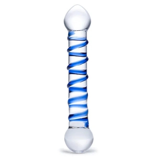 Glas 6.5-inch Spiral Glass Dildo — image 5 of 8