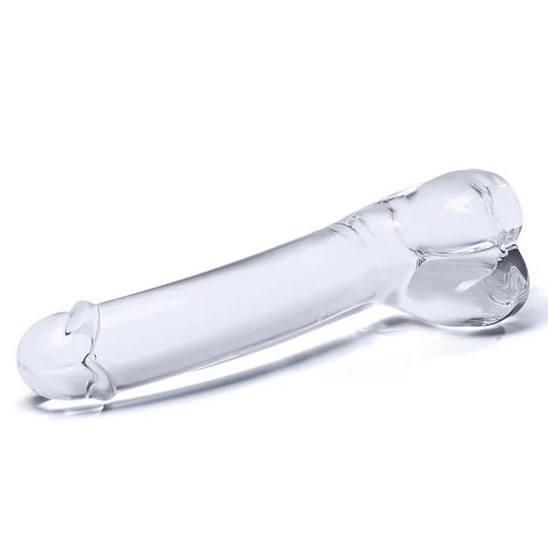 Glas 7-inch Realistic Curved Glass Dildo — image 6 of 8