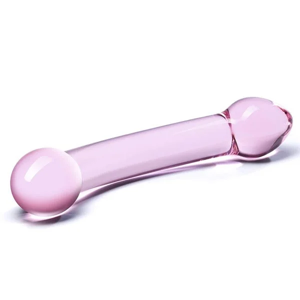 Glas Double Trouble Purple Glass Dildo — image 6 of 8