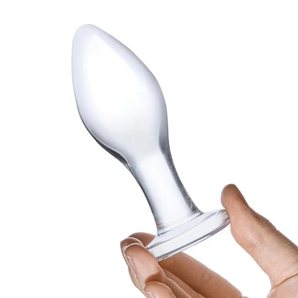Glas 4-inch Classic Glass Butt Plug — image 7 of 8