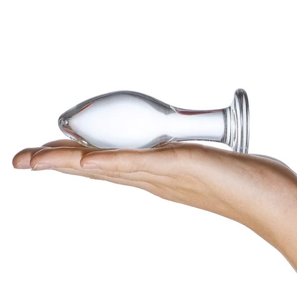 Glas 4-inch Classic Glass Butt Plug — image 8 of 8