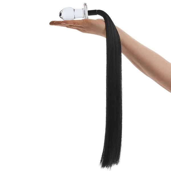 Glas 3-inch Horse Tail Glass Butt Plug — image 8 of 8