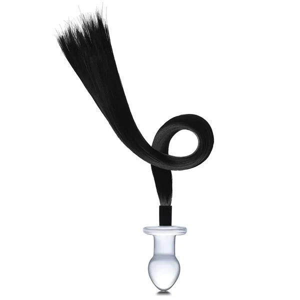 Glas 3-inch Horse Tail Glass Butt Plug — image 5 of 8