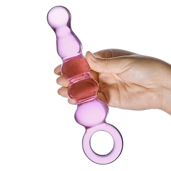 Glas 7.5-inch Quintessence Beaded Glass Anal Slider — image 7 of 8